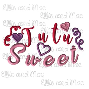 Tutu Sweet Embroidery Design