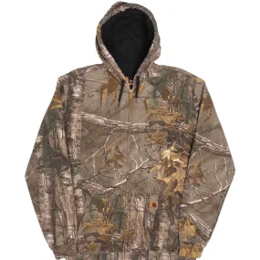 VINTAGE CARHARTT REALTREE CAMO ZIP HOODIE SWEATSHIRT SIZE LARGE